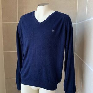 Christian Dior Logo V-Neck Sweater
